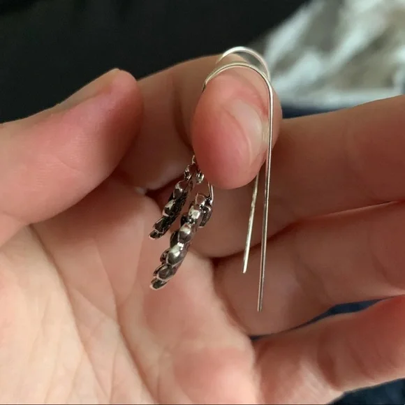 💚 Retro Unique BOHO Floral Drop Earrings 💚 - Picture 5 of 5